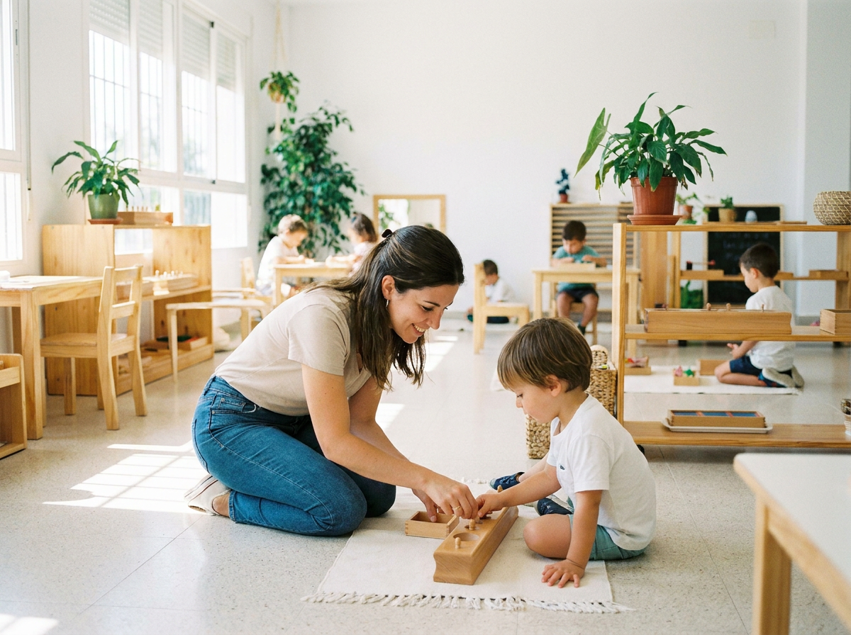 Imagen ilustrativa sobre atención personalizada en educación infantil montessori en utrera