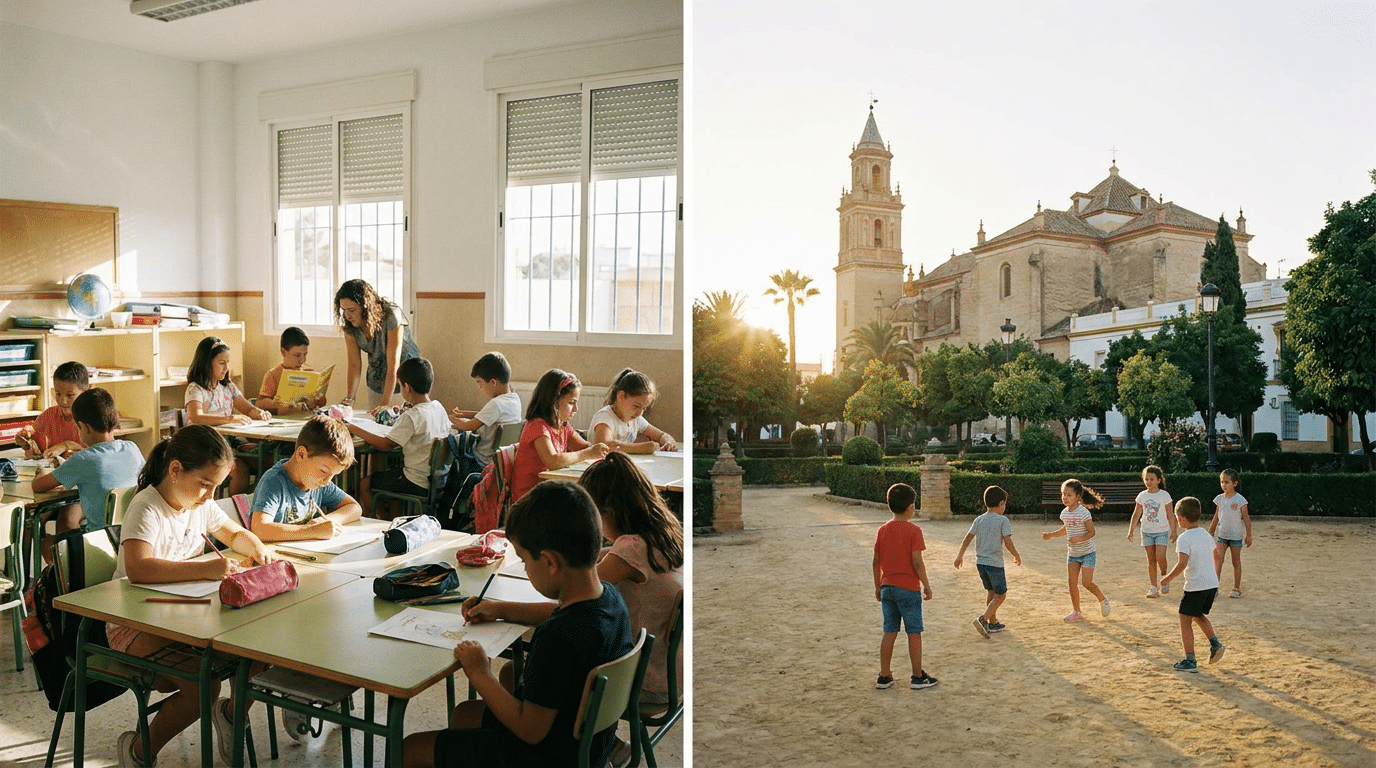 Imagen ilustrativa sobre aula matinal y tarde en utrera