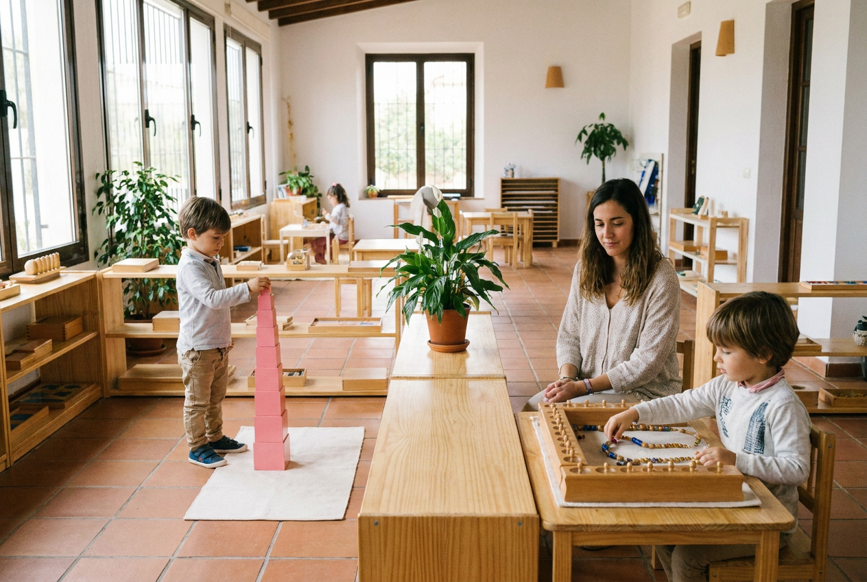 Imagen ilustrativa sobre educación infantil montessori utrera sevilla