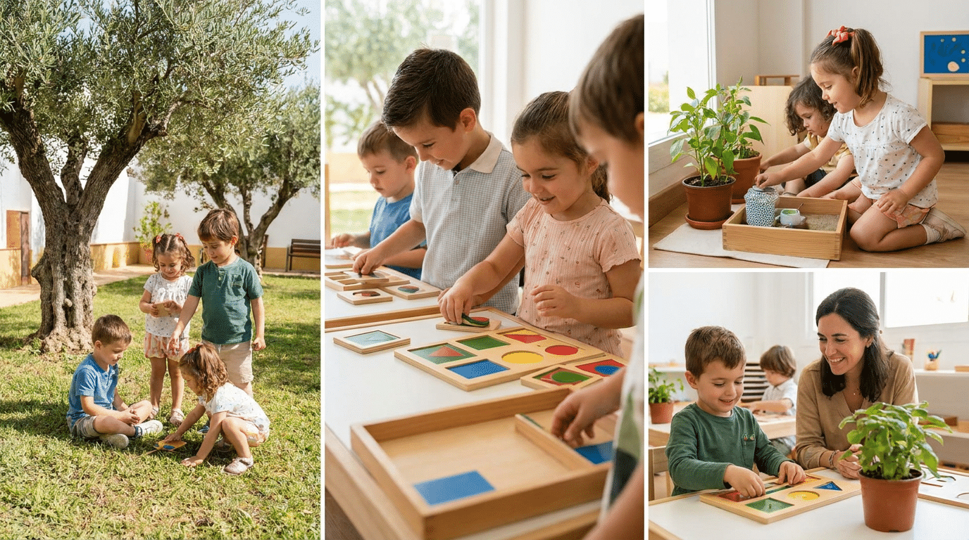 Imagen ilustrativa sobre educación infantil montessori utrera