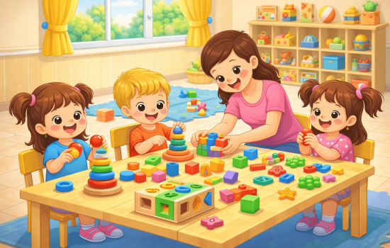 Estimulación temprana. Fomento de la autonomía con la estimulación temprana en un aula de 2 y 3 años.